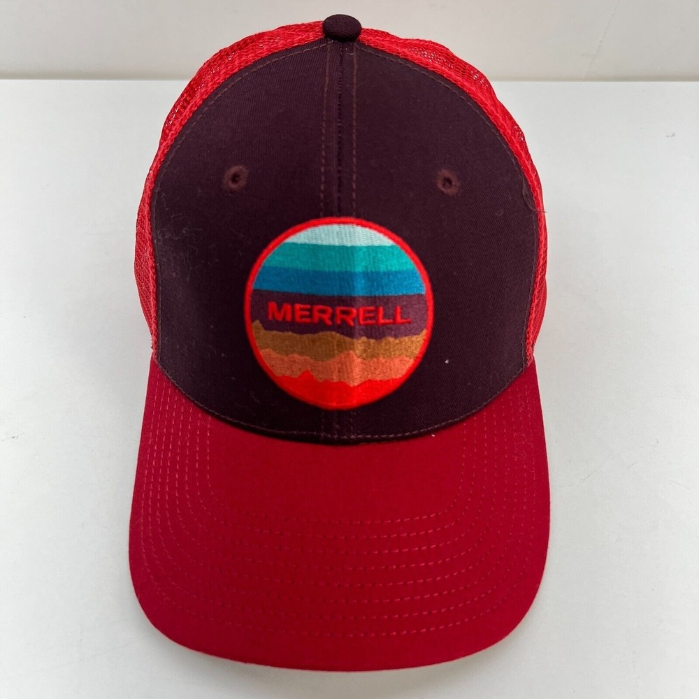 MERRELL RED UNISESX COMFORTABLE ADJUSTABLE BASEBALL CAP COOL
